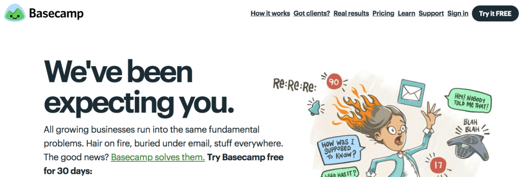 Basecamp screenshot